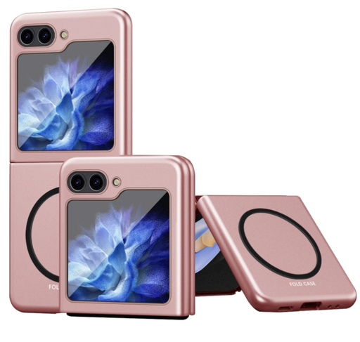 [CS-FL6-MPC-ROGO] Magnetic Protective Case for Z Flip 6 / Z Flip 7 FE - Rose Gold