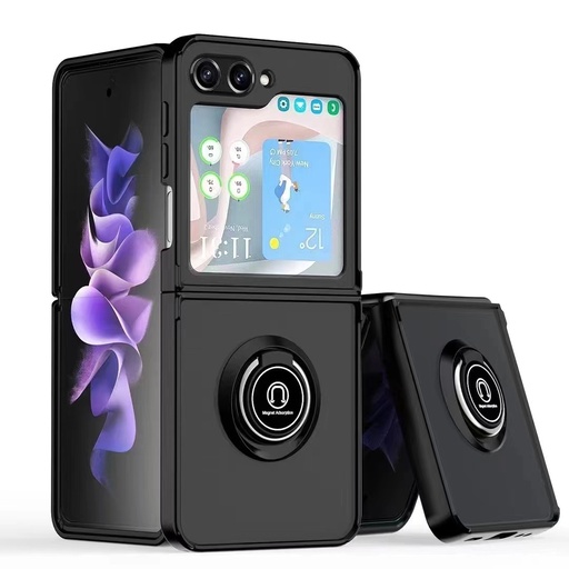 [CS-FL6-MTR-BK] Matte Ring  Case  Case for Z Flip 6 - Black