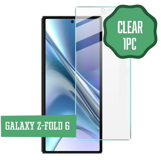 [TG-ZFO6] Clear Tempered Glass for for Z Fold 6 (1 Pc)