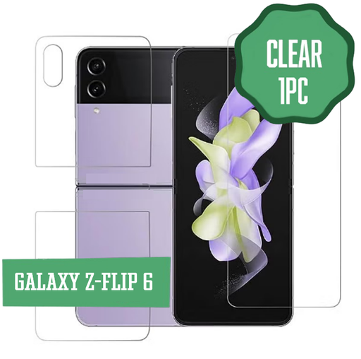 [TG-ZFL6] Clear Tempered Glass for Z Flip 6 (1 Pc.)