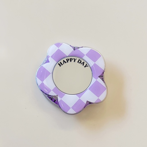 [AC-PS-PG-CK-PU] Magsockets - PopGrip - Checkers Purple