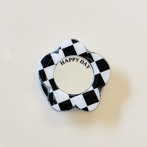 [AC-PS-PG-CK-BK] Magsockets - PopGrip - Checkers Black