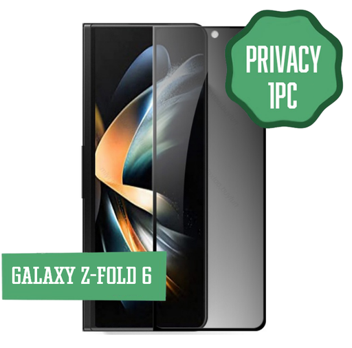 [TG-ZFO6-PRV] Privacy Clear Tempered Glass for Z Fold 6 (1 Pc)