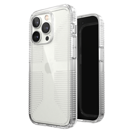 [150161-5085] Speck - Gemshell Grip Case For Apple Iphone 14 Pro - Clear