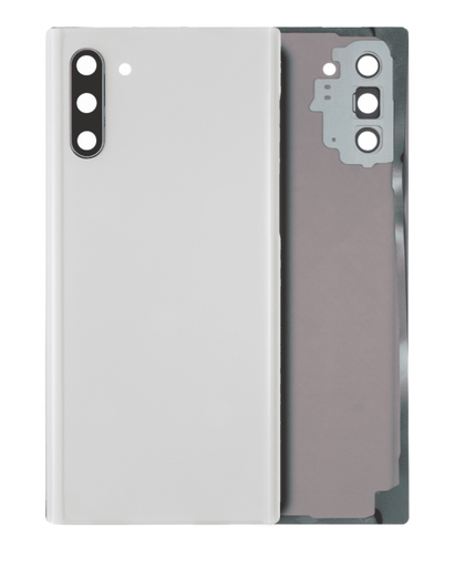 [SP-N10-BCVG-NO-SLV] Back Cover Glass For Samsung Galaxy Note 10 (Aura White / Silver) (Premium)