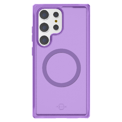 [SGGB-HMFRT-DEPP] Itskins - Hybridr Frost Magsafe Case For Samsung Galaxy S24 Ultra - Deep Purple