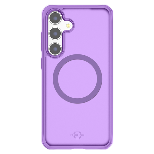 [SGKP-HMFRT-DEPP] Itskins - Hybridr Frost Magsafe Case For Samsung Galaxy S24 Plus - Deep Purple