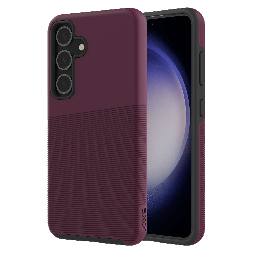[SAMR1012] Axs - Protech Plus Case For Samsung Galaxy S24 - Sangria