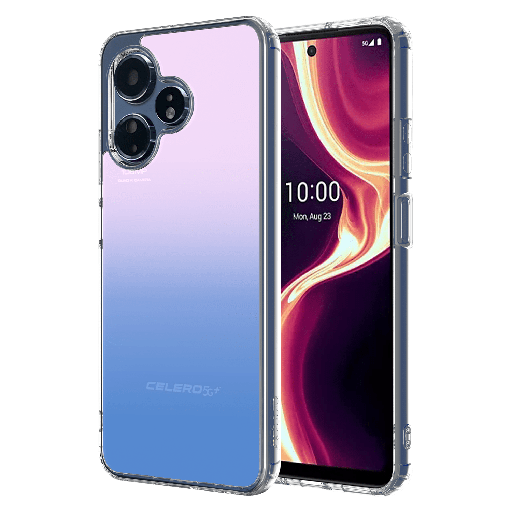 [AA-3PLSCELERO-ICECASE-BLUPNK] Ampd - Flex Acrylic Ice Case For Celero 5g Plus Gen 3 - Gradient Blue And Pink