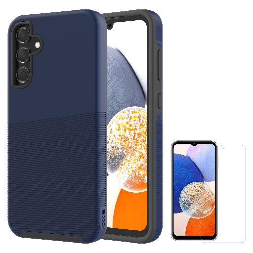 [PSAMR1051] Axs - Protech Plus Case And Armorglass Screen Protector For Samsung Galaxy A15 5g - Astral Blue