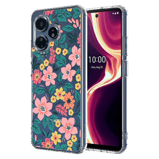 [AA-3PLSCELERO-HDPRINT-WLDFLWR] Ampd - Tpu  /  Acrylic Hd Print Case For Celero 5g Plus Gen 3 - Wildflower