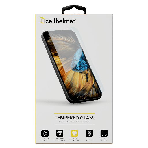 [ST-100-C000] Cellhelmet - Tempered Glass Screen Protector For Apple Iphone 15 Pro Max - Clear