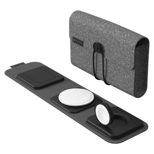 [401311383] Mophie - 3 In 1 Magsafe Wireless Charger - Black