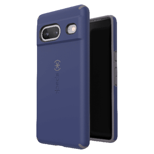 [150206-9627] Speck - Presidio Impact Hero Case For Google Pixel 7 - Prussian Blue And Cloudy Grey