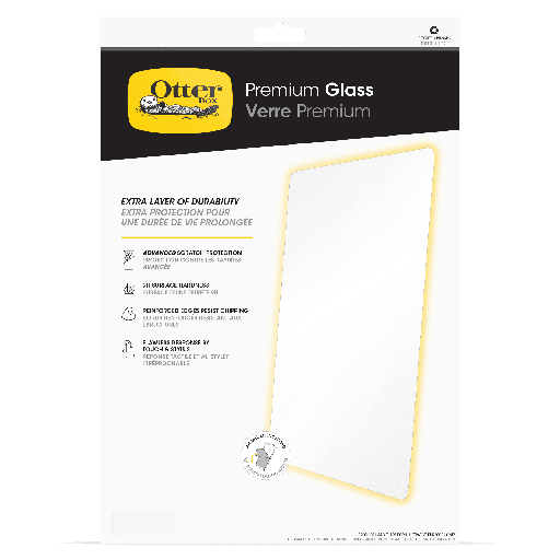 [77-95298] Otterbox - Premium Glass Antimicrobial Screen Protector For Apple Ipad Pro 13 - Clear