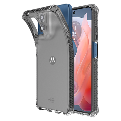 [MTFO-SPECM-SMOK] Itskins - Spectrumr Clear Case For Motorola Moto G 5g 2024 - Smoke
