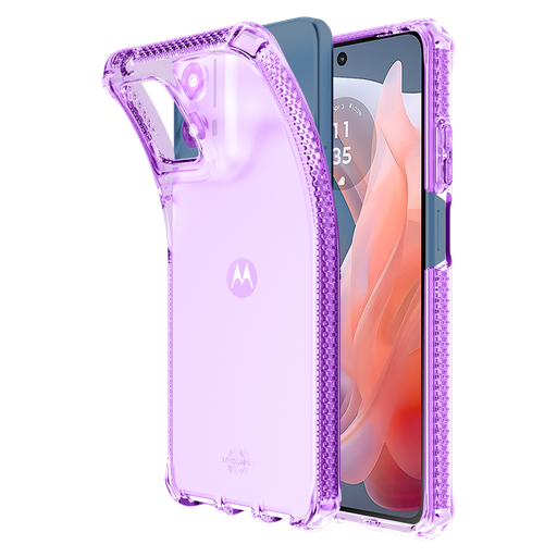 [MTFO-SPECM-LIPP] Itskins - Spectrumr Clear Case For Motorola Moto G 5g 2024 - Light Purple