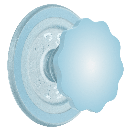 [807195] Popsockets - Popgrip Magsafe Circle - Molded Flower Blue Sigh