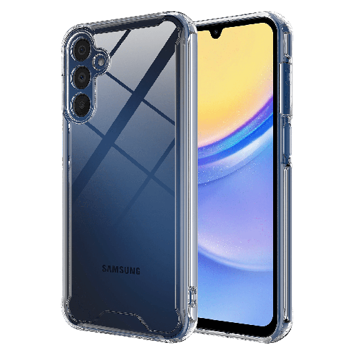 [AA-A355G-TPUACRYLIC-CLR] Ampd - Tpu / Acrylic Crystal Clear Case For Samsung Galaxy A35 5g - Clear
