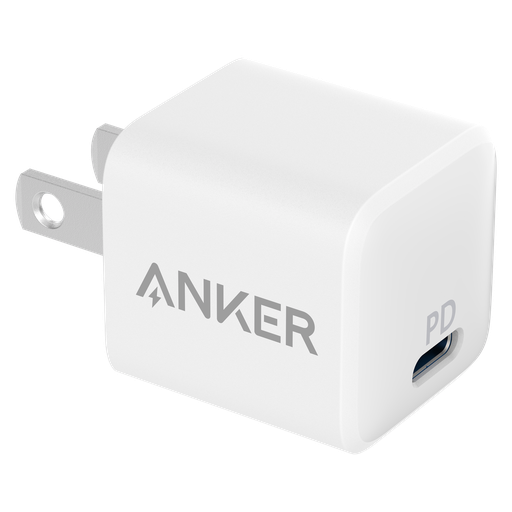 [A2634J23-2] Anker - Powerport 3 Nano Usb C Wall Charger 20w - White