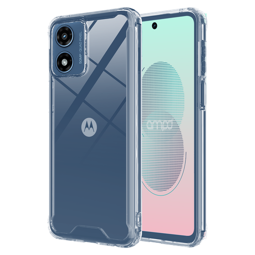 [AA-GSTYLUS5G24-TPUACRYLIC-CLR] Ampd - Tpu  /  Acrylic Crystal Clear Case For Motorola Moto G Stylus 5g 2024 - Clear