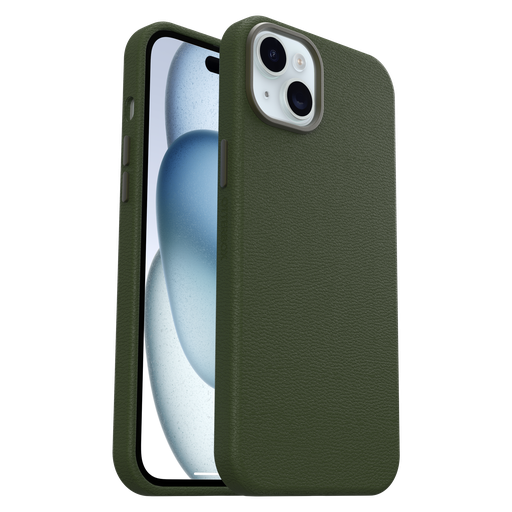 [77-95566] Otterbox - Symmetry Cactus Leather Case For Apple Iphone 15 Plus - Cactus Grove