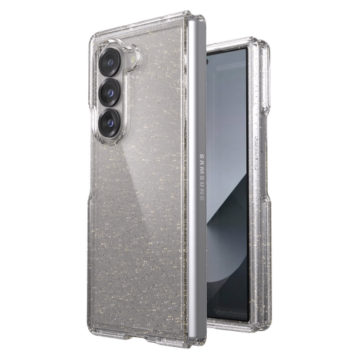 [150682-9221] Speck - Presidio Perfect Clear Case For Samsung Galaxy Z Fold6 - Gold Glitter
