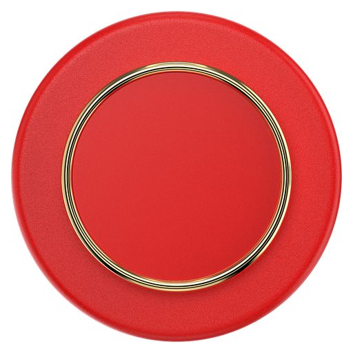 [807285] Popsockets - Magsafe Popgrip - Luxe Enamel Rosso