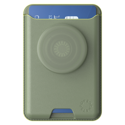 [808996] Popsockets - Softgoods Magsafe Popwallet Plus - Eucalyptus