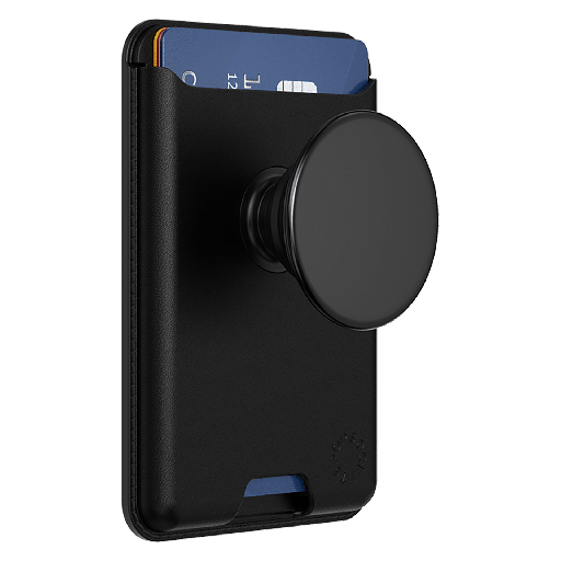 [806958] Popsockets - Softgoods Magsafe Popwallet Plus - Black