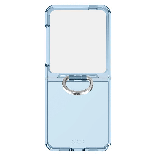 [SGB6-ACLRI-BYBU] Avana - Ice Case With Ring For Samsung Galaxy Z Flip6  /  Flip Fe 2025 - Sky