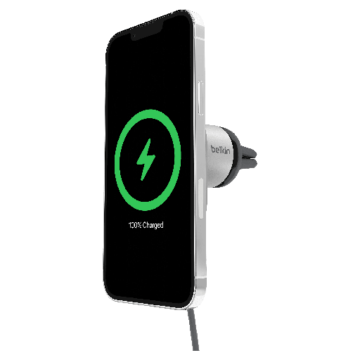 [WIC008btGR-V2] Belkin - Boost Charge Pro Wireless Car Charger With Magsafe Charging With Qi2 15w - Grey