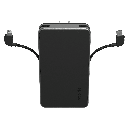 [401114329] Mophie - Powerstation Plus 2024 Ac Power Bank 10000 Mah - Black