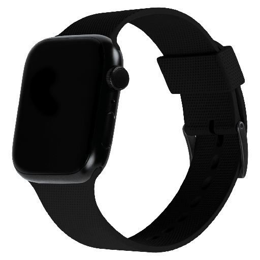 [194005314040] Urban Armor Gear Uag - U Dot Silicone Watch Strap For Apple Watch 42mm  /  44mm  /  45mm  /  49mm - Black