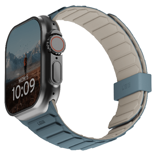 [194161118051] Urban Armor Gear Uag - Pathfinder Watch Strap For Apple Watch 42mm  /  44mm  /  45mm  /  49mm - Dune And Cloud Blue