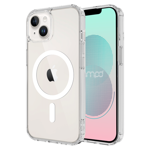 [AA-IPH13-MAG-CLR] Ampd - Tpu  /  Acrylic Crystal Clear Magsafe Case For Apple Iphone 13 - Clear