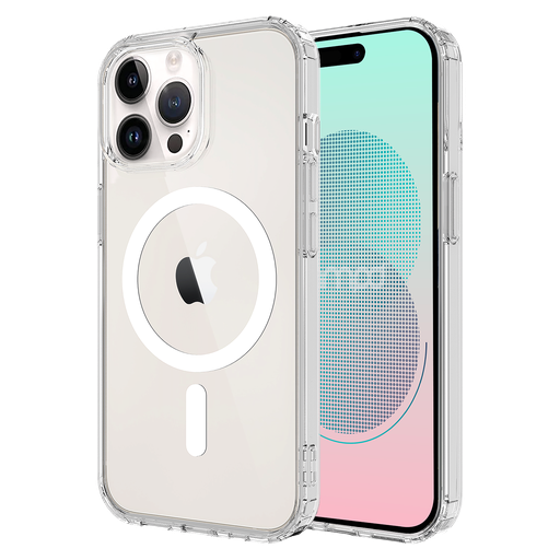 [AA-IPH14PRO-MAG-CLR] Ampd - Tpu  /  Acrylic Crystal Clear Magsafe Case For Apple Iphone 14 Pro - Clear