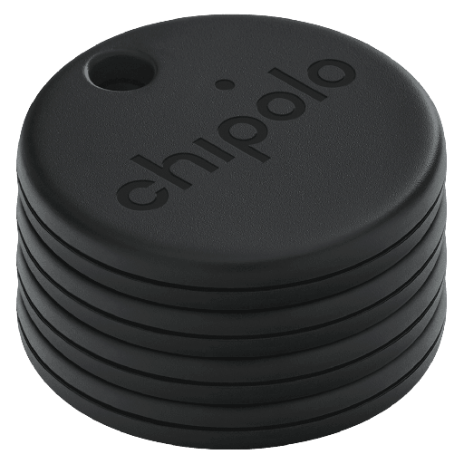 [CH-C21M-4GY-R] Chipolo - One Spot Key Finder 4 Pack For Apple Devices - Almost Black