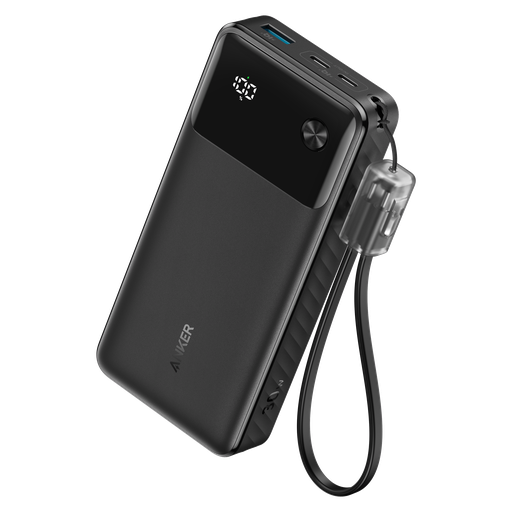 [A1384H11-1] Anker - Power Bank 20000 Mah 30w With Usb C To Usb C Cable - Black