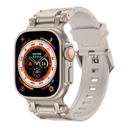 [CS-IW42-EXB-WH] Explorer Band for iWatch 42/45/44/49mm- Titanium White