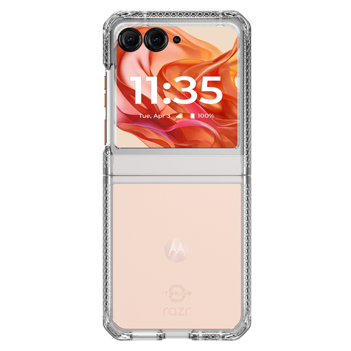 [MTGL-HBMKC-TRSP] Itskins - Hybridr Clear Case For Motorola Razr 2024   /  Razr 2025 - Transparent