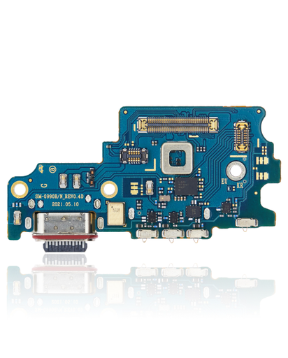 [SP-S21FE-CPBWSCR-INT] Charging Port Board With Sim Card Reader For Samsung Galaxy S21 FE 5G (G990B/N) (International Version) (Premium)