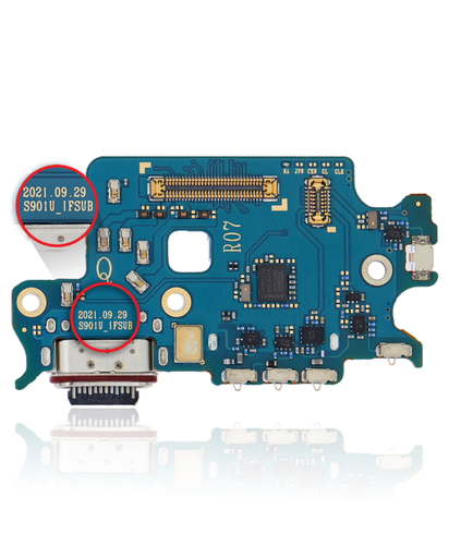 [SP-S22-CPB-US] Charging Port Board With Sim Card Reader For Samsung Galaxy S22 5G (S901U) (US Version)