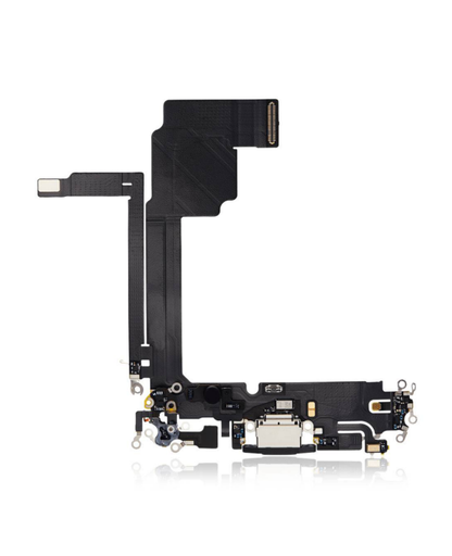 [SP-I15PM-CP-BK] Charging Port Flex Cable Compatible For iPhone 15 Pro Max (Premium) (Black Titanium)