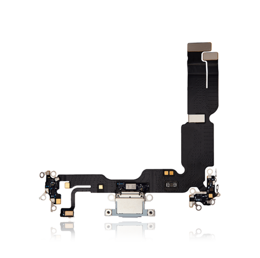 [SP-I15M-CP-BL] Charging Port Flex Cable Compatible For iPhone 15 Plus (Premium) (Blue)