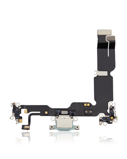 [SP-I15M-CP-GR] Charging Port Flex Cable Compatible For iPhone 15 Plus (Premium) (Green)