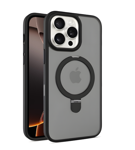 [CS-I16PM-MSCL-BK] MagStand Case for  iPhone 16 Pro Max - Black