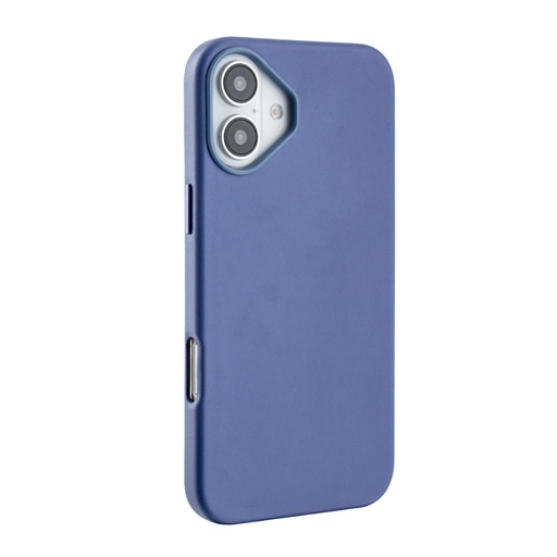 [CS-I16M-ALC-PU] Leatherette Case with inner Magsafe for iPhone 16 Plus - Purple