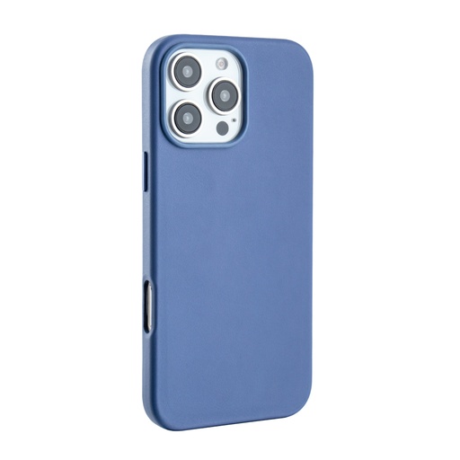 [CS-I16PM-ALC-PU] Leatherette Case with inner Magsafe for iPhone 16 Pro Max - Purple