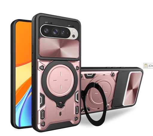 [CS-GP9P-STTC-PN] Stand Titan Case for Google Pixel 9 Pro - Pink